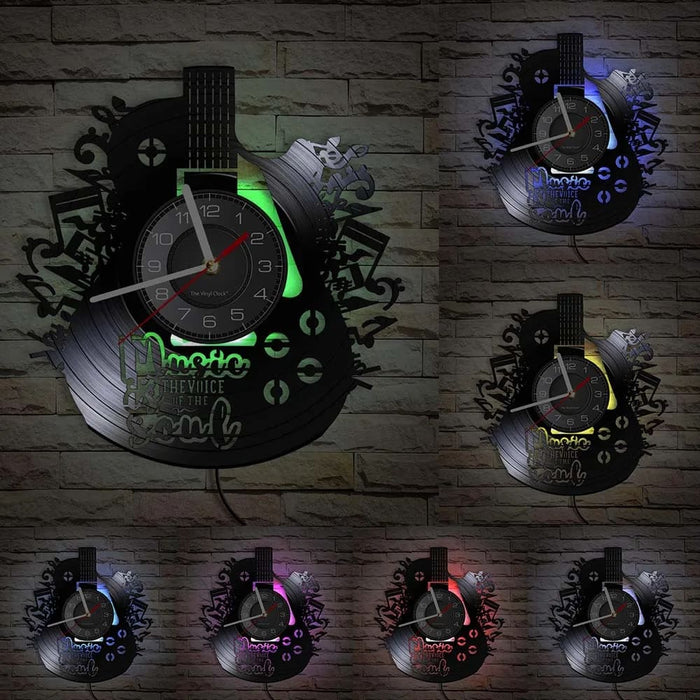 Musical Quote Wall Clock