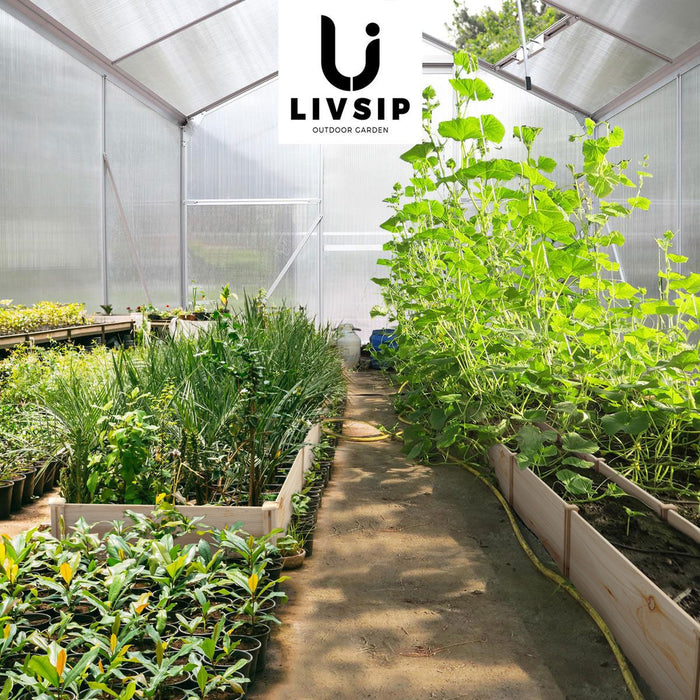 Garden Bed 240X45X45Cm Raised Wooden Planter Box Container Growing Plant