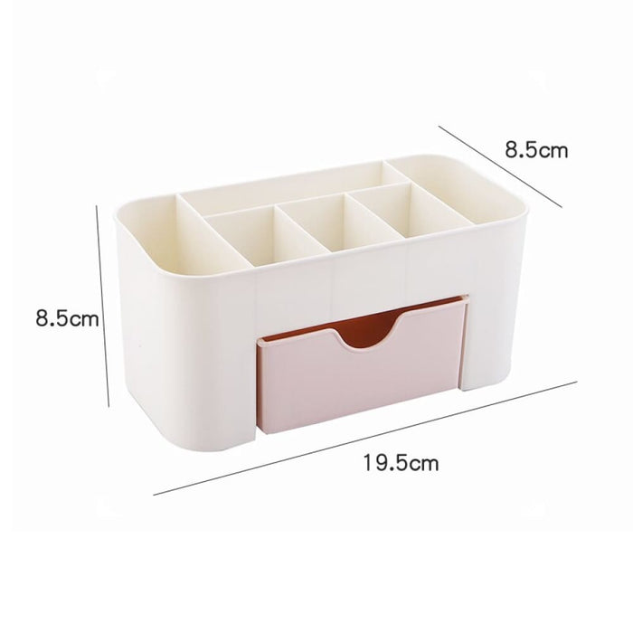 Nail Storage Box Plastic Drawer Style Easy to Clean Desktop