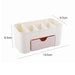 Nail Storage Box Plastic Drawer Style Easy to Clean Desktop