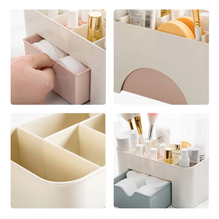 Nail Storage Box Plastic Drawer Style Easy To Clean Desktop