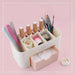 Nail Storage Box Plastic Drawer Style Easy to Clean Desktop