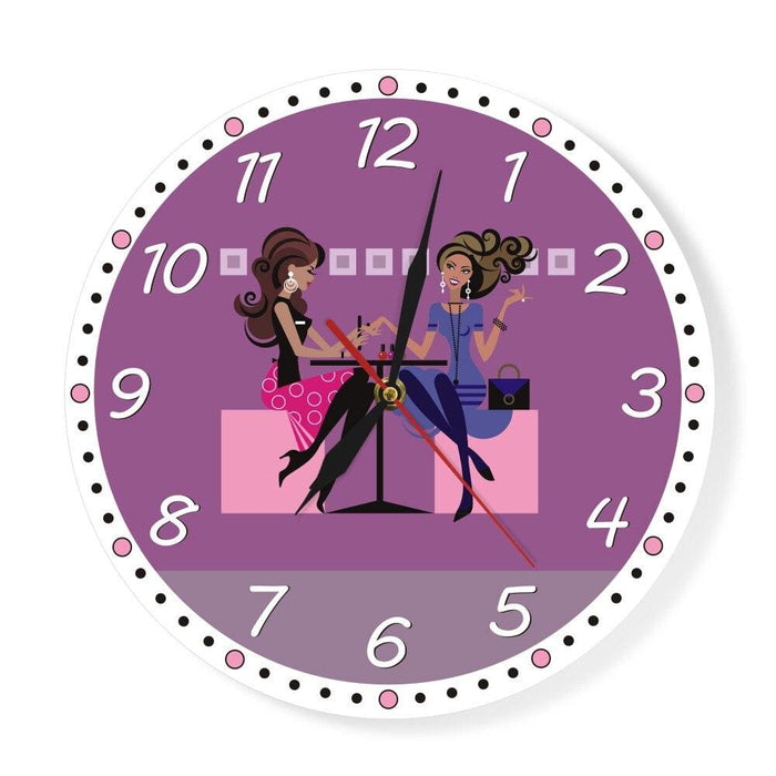 Nail Tech Modern Wall Clock Beauty Salon Spa Art Decor