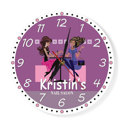 Nail Tech Modern Wall Clock Beauty Salon Spa Art Decor