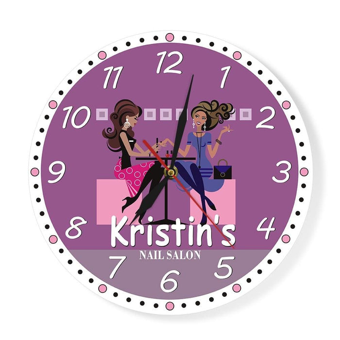 Nail Tech Modern Wall Clock Beauty Salon Spa Art Decor