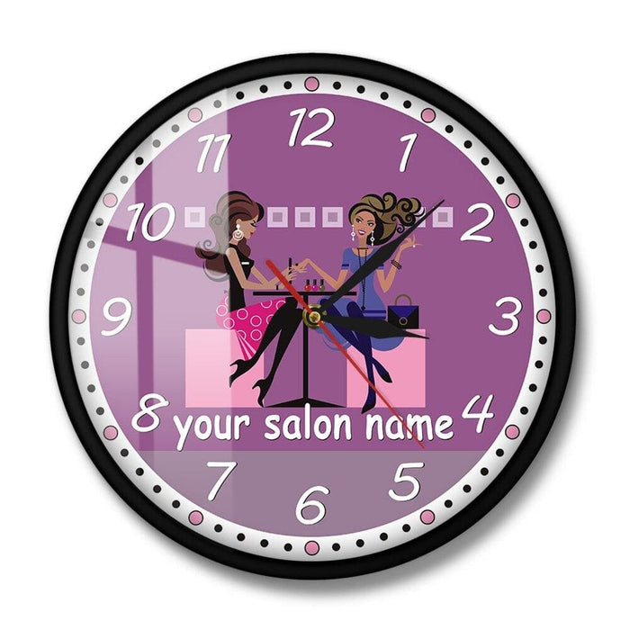 Nail Tech Modern Wall Clock Beauty Salon Spa Art Decor