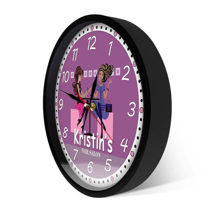 Nail Tech Modern Wall Clock Beauty Salon Spa Art Decor
