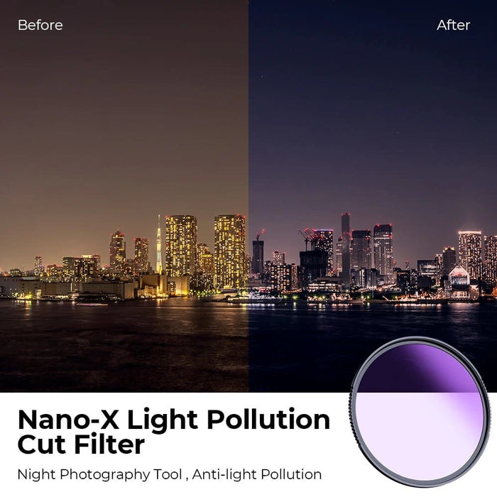 Nano-x Clear-natural Night Filter Light Pollution Reduction