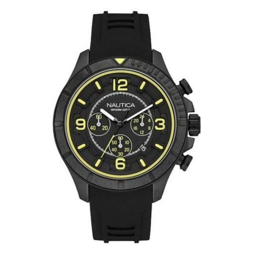 Nautica Nai19526g Men’s Quartz Watch Black 47 Mm