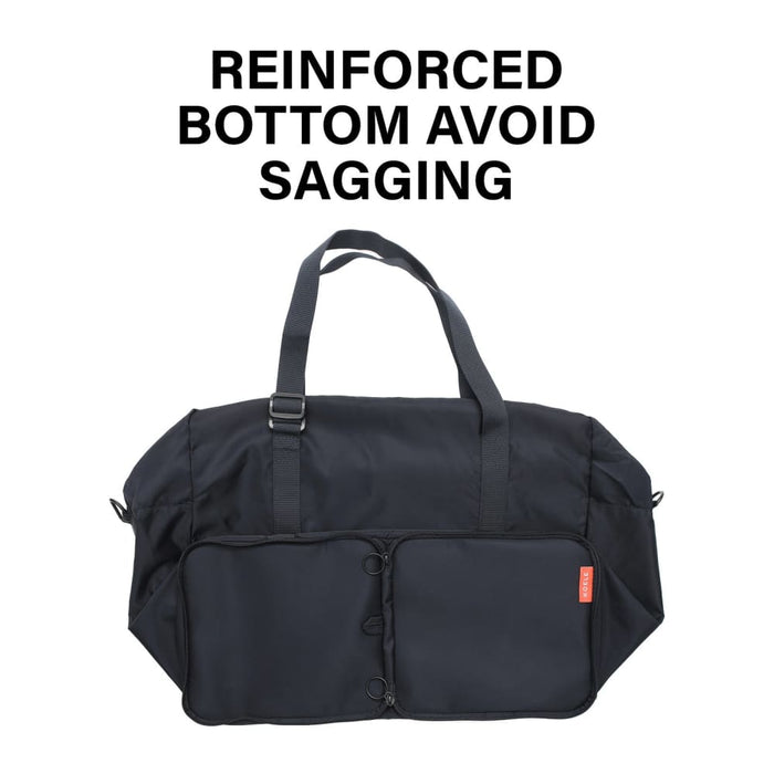 Navy Shopper Bag Travel Duffle Foldable Laptop Luggage Ko