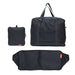 Navy Shopper Bag Travel Duffle Foldable Laptop Luggage
