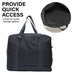 Navy Shopper Bag Travel Duffle Foldable Laptop Luggage