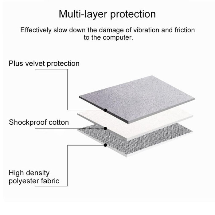 Nd01d Felt Sleeve Protective Case Carrying Bag For 15.6