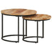 Nesting Tables 2 Pcs Solid Wood Mango Ttikkk