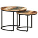 Nesting Tables 2 Pcs Solid Wood Reclaimed Ttnbbb