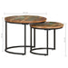 Nesting Tables 2 Pcs Solid Wood Reclaimed Ttnbbb