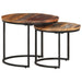 Nesting Tables 2 Pcs Solid Wood Reclaimed Ttnbbb