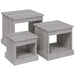 Nesting Tables 3 Pcs Grey Sonoma Engineered Wood Nolaka