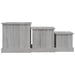 Nesting Tables 3 Pcs Grey Sonoma Engineered Wood Nolaka