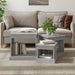 Nesting Tables 3 Pcs Grey Sonoma Engineered Wood Nolaka