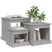 Nesting Tables 3 Pcs Grey Sonoma Engineered Wood Nolaka