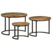 Nesting Tables 3 Pcs Solid Wood Reclaimed Tptkbx
