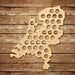 Netherlands Beer Cap Map