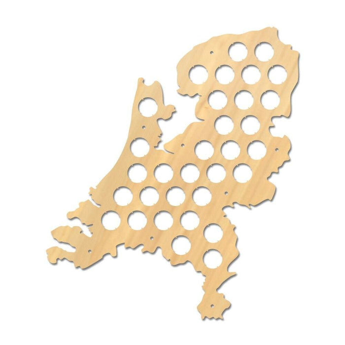 Netherlands Beer Cap Map