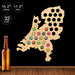 Netherlands Beer Cap Map