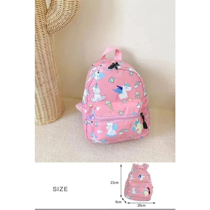 New Kids Backpack Cute Animal Print School Bag 1 Pcs