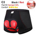 Newboler Cycling Shorts Breathable Mesh Underwear with 5d