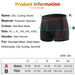 Newboler Cycling Shorts Breathable Mesh Underwear With 5d
