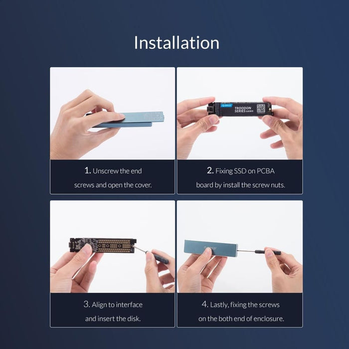 Ngff M.2 Ssd Enclosure For Fast Storage