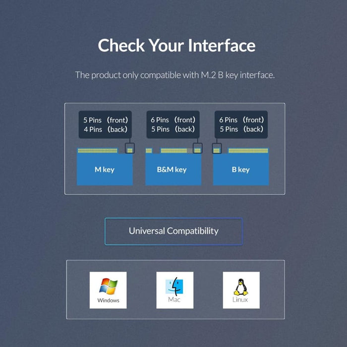Ngff M.2 Ssd Enclosure For Fast Storage