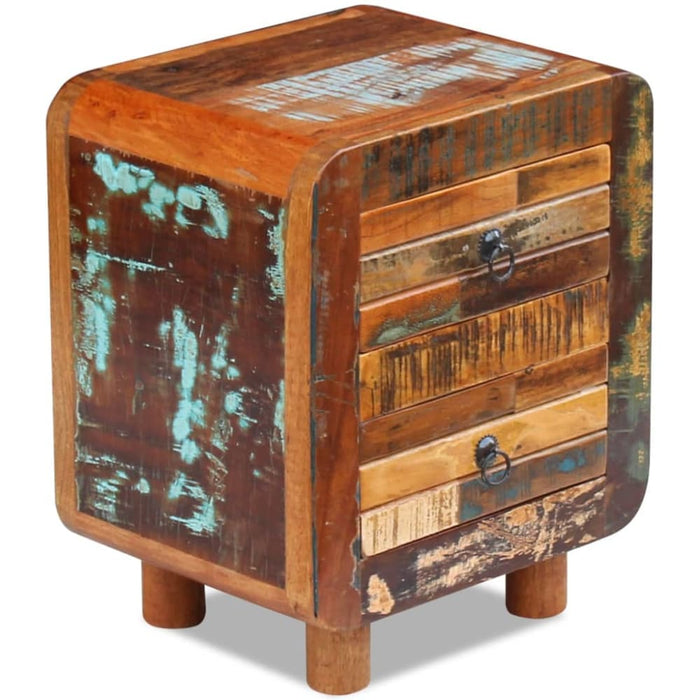 Night Cabinet Solid Reclaimed Wood 43x33x51 Cm Xattxt