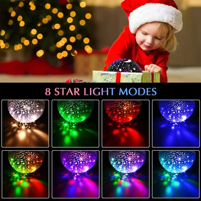Night Light Rotating Sky Moon Projector Lamp For Home