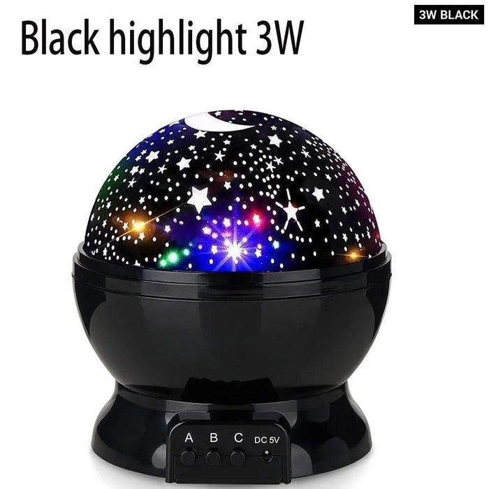 Night Light Rotating Sky Moon Projector Lamp For Home
