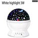 Night Light Rotating Sky Moon Projector Lamp For Home