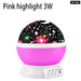 Night Light Rotating Sky Moon Projector Lamp For Home