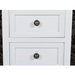 Nightstands 4 Pcs with 2 Drawers Mdf White Xilbtk