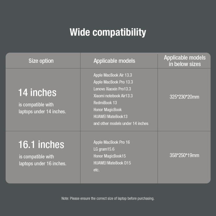 Nillkin Water Wave Texture Versatile Laptop Sleeve For 14.0