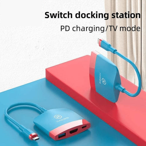 Nintendo Switch Portable Docking Station Usb c To 4k Hdmi