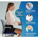 Non Slip Gel Memory Foam Coccyx Cushion