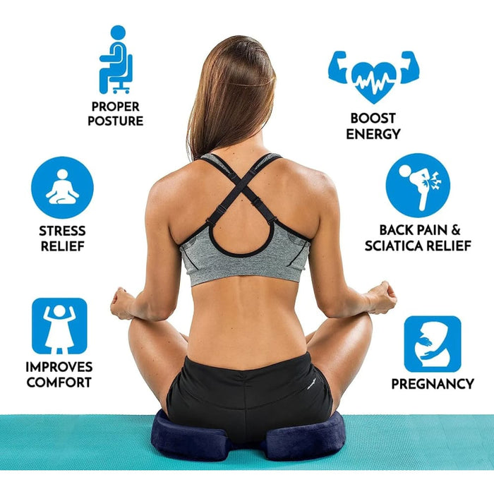 Non Slip Gel Memory Foam Coccyx Cushion