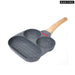 Non Stick Steak Egg Omelette Pan With Wooden Handle