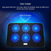 Notebook Computer Base Silent Six-fan Cooling Holder Heat