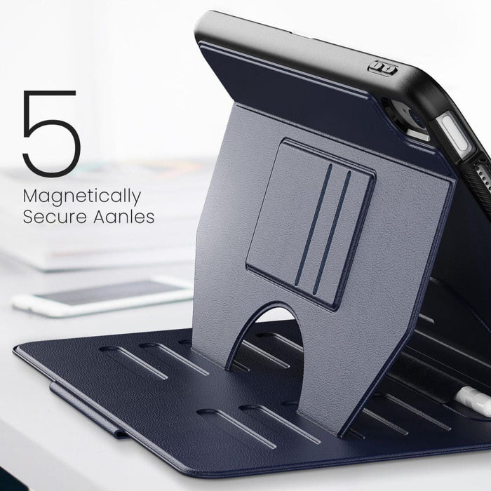 Notebook Magnetic Leather Tablet Case Navy For Ipad 10th