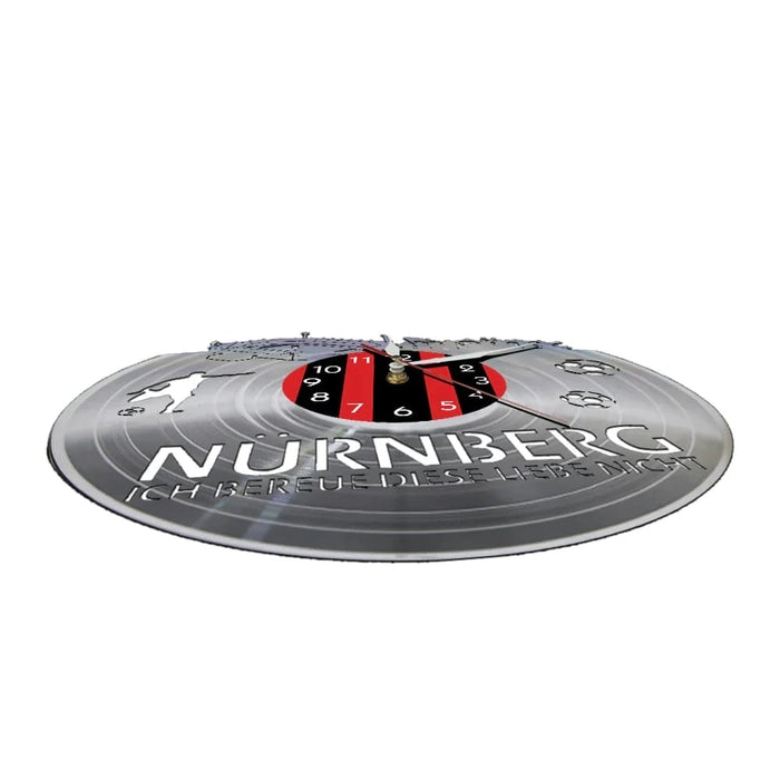 Nurnberg Football Stadium Vinyl Record Wall Clock