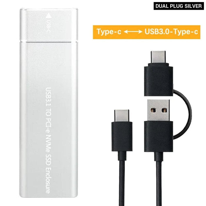 Nvme M.2 Ssd Enclosure Usb3.1 Type c Case