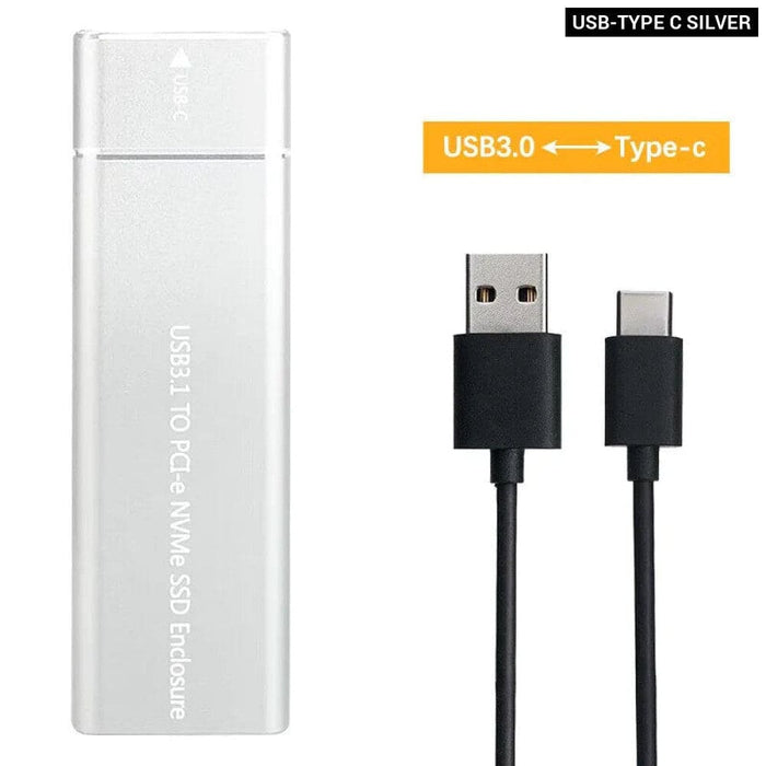 Nvme M.2 Ssd Enclosure Usb3.1 Type c Case